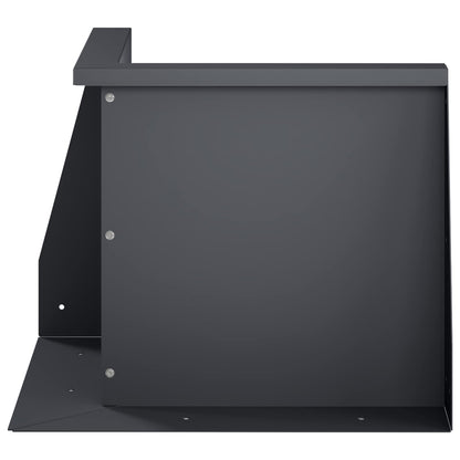 Retaining Wall 50 x 50 x 50 cm Steel Anthracite
