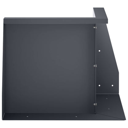 Retaining Wall 50 x 50 x 50 cm Steel Anthracite