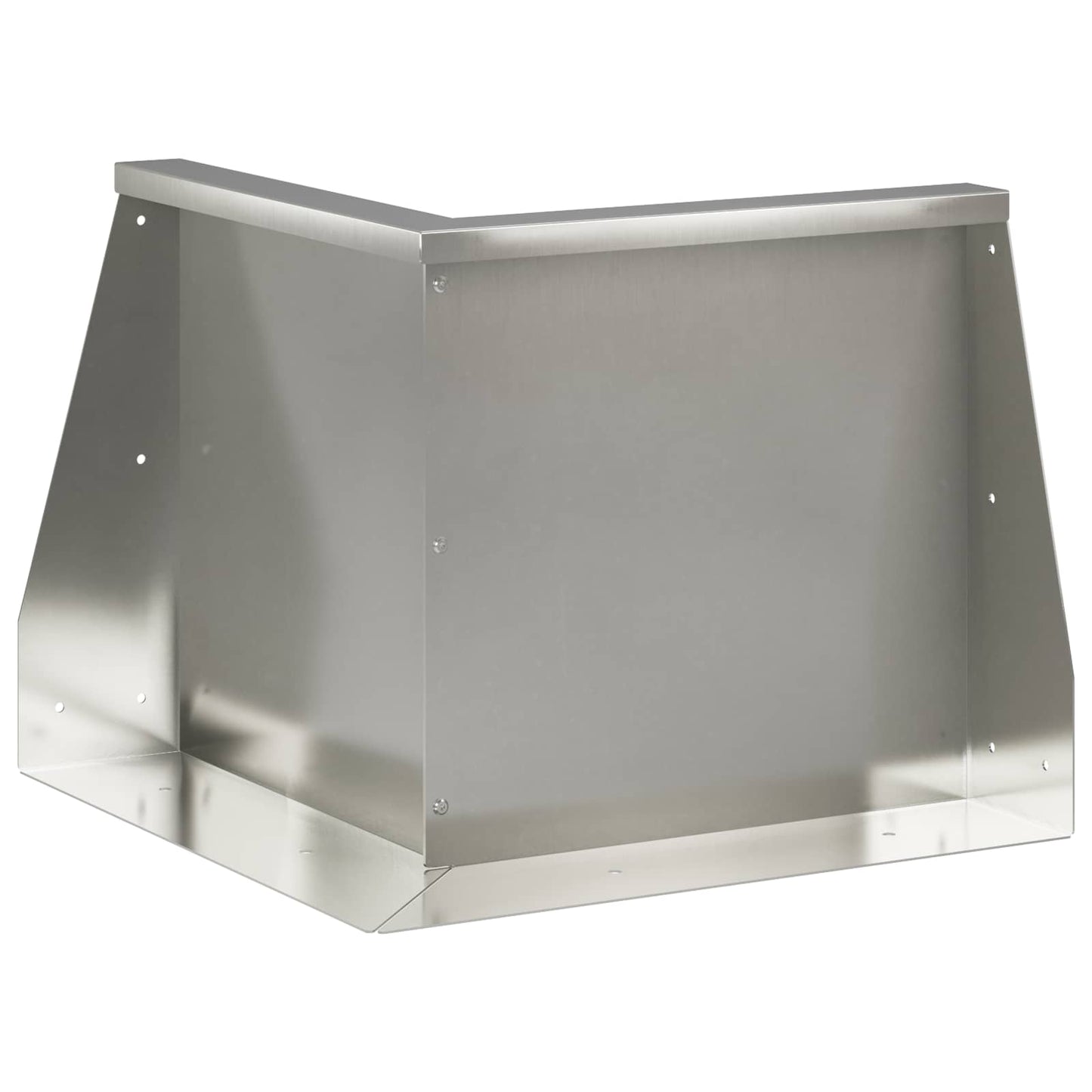 Retaining Wall 50 x 50 x 50 cm Stainless Steel Silver