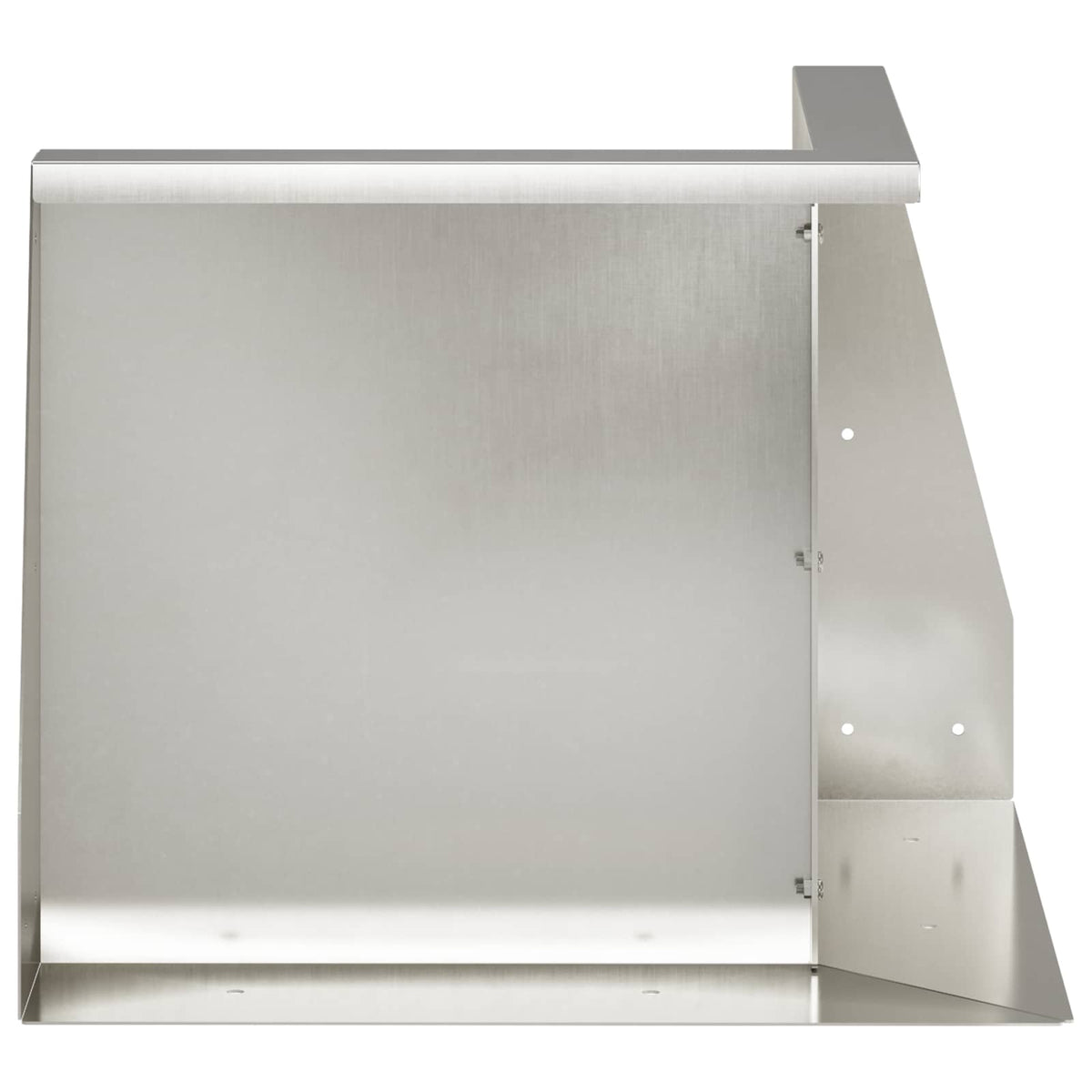 Retaining Wall 50 x 50 x 50 cm Stainless Steel Silver