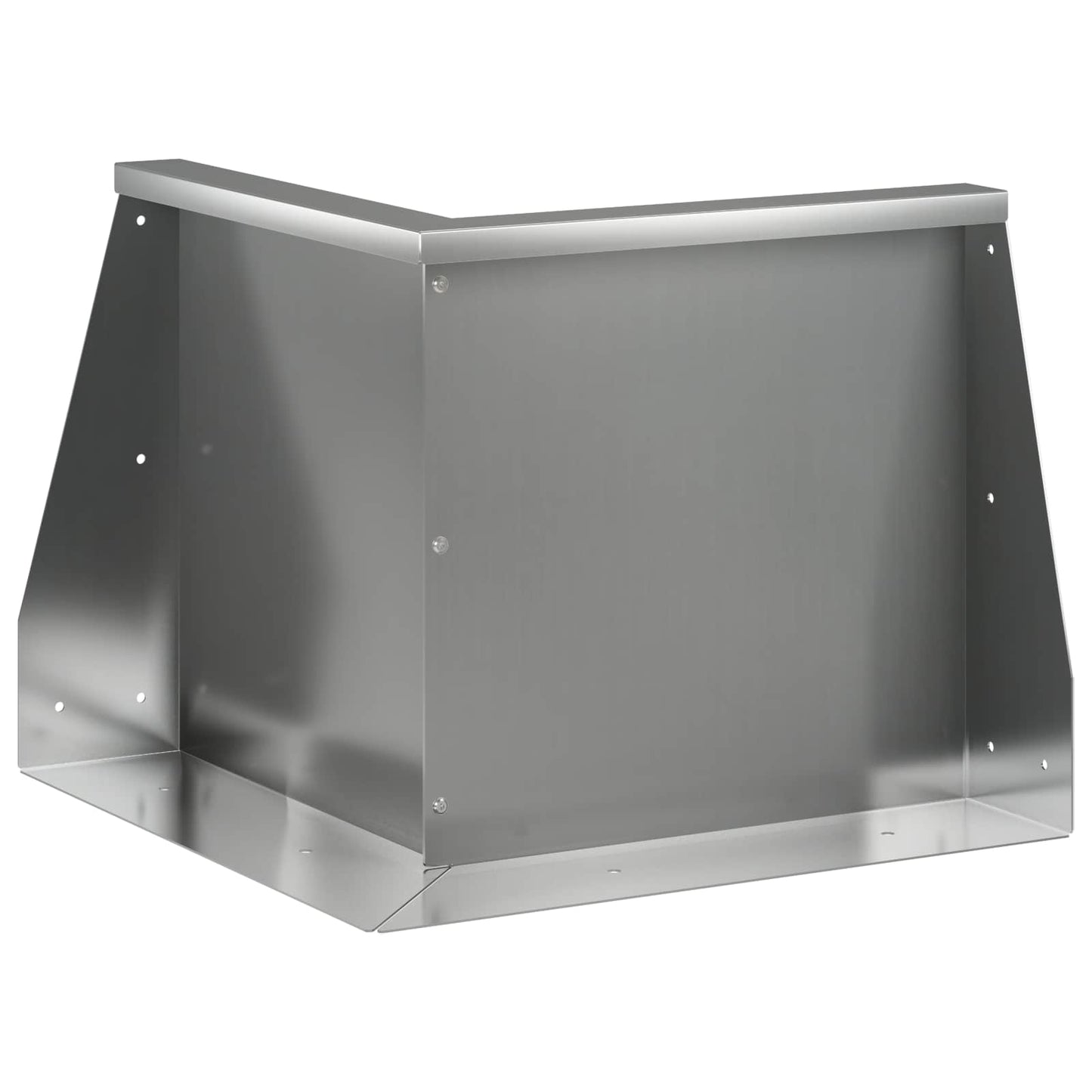 Retaining Wall 50 x 50 x 50 cm Galvanised Steel Silver