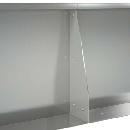 Retaining Wall 2 pcs 50 x 50 x 50 cm Galvanised Steel Silver