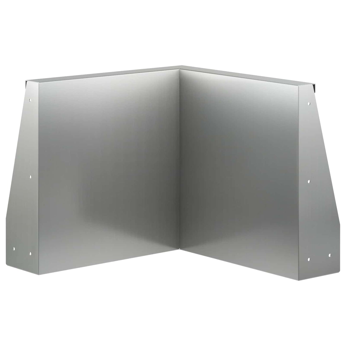 Retaining Wall 2 pcs 50 x 50 x 50 cm Galvanised Steel Silver