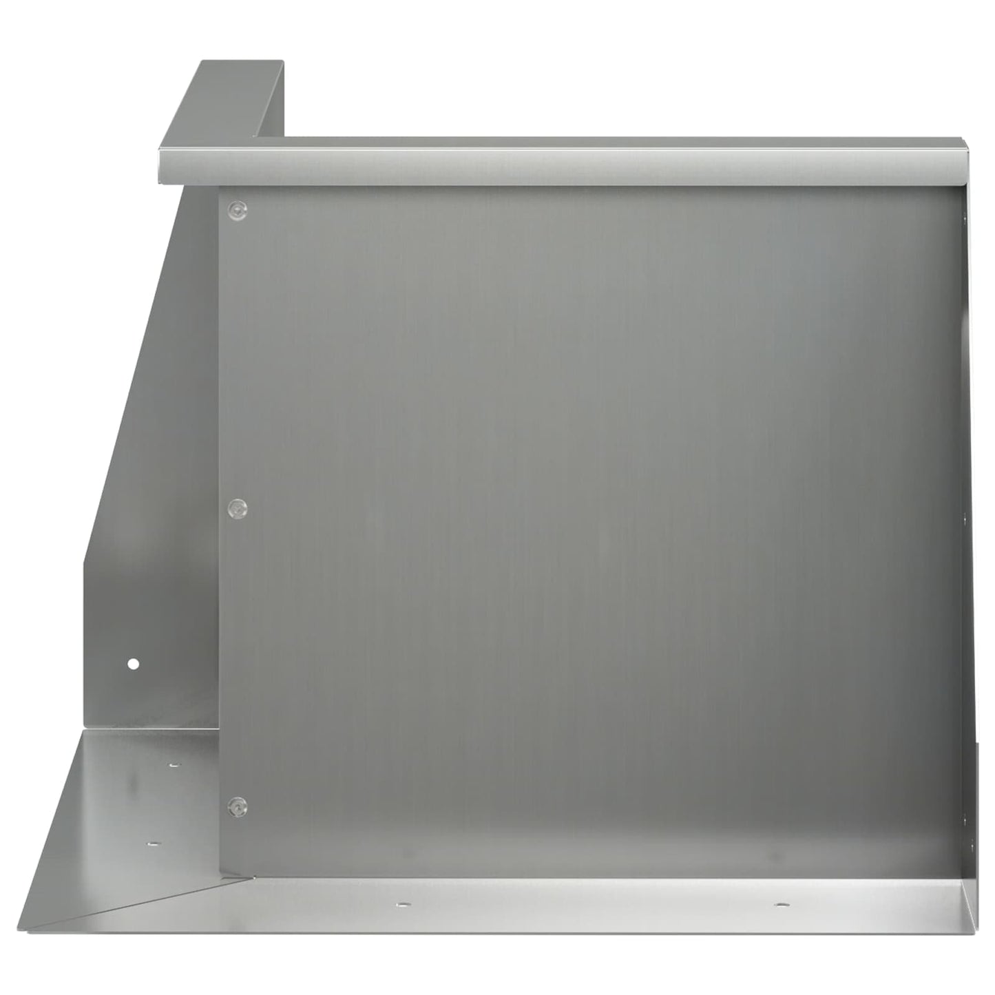 Retaining Wall 2 pcs 50 x 50 x 50 cm Galvanised Steel Silver