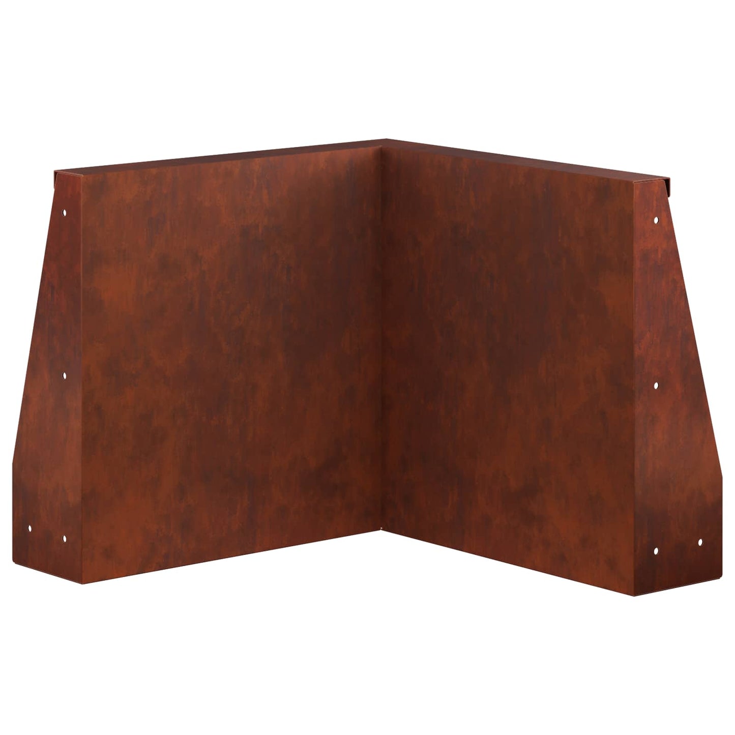 Retaining Wall 2 pcs 50 x 50 x 50 cm Weathering Steel Rusty