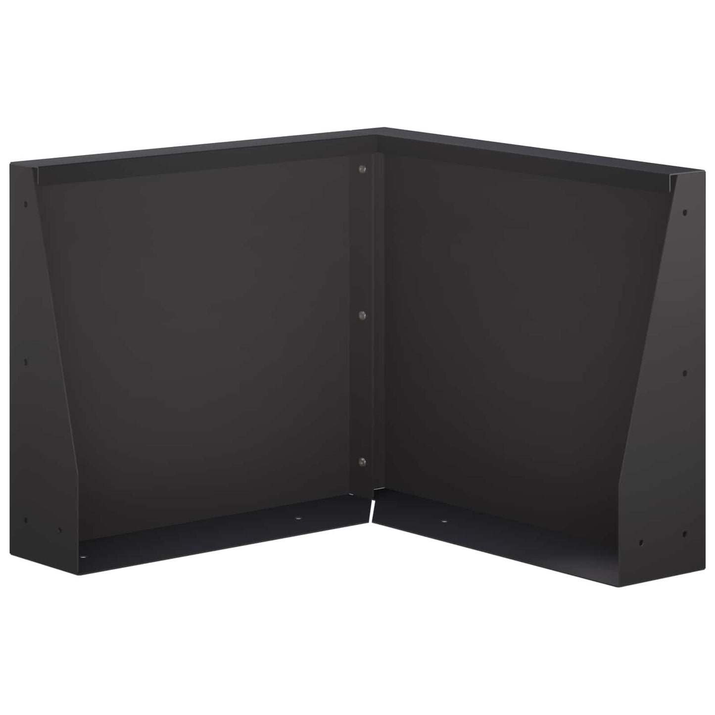 Retaining Wall 50 x 50 x 30 cm Steel Black