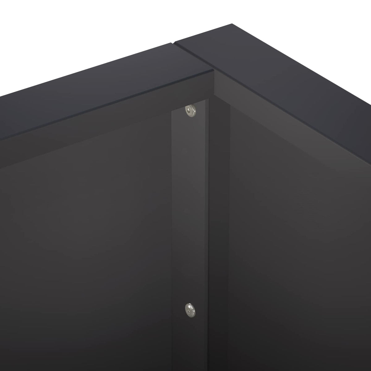Retaining Wall 2 pcs 50 x 50 x 30 cm Steel Black