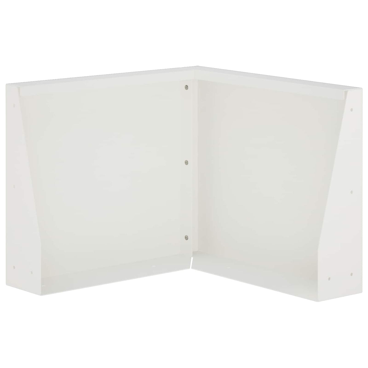 Retaining Wall 50 x 50 x 30 cm Steel White