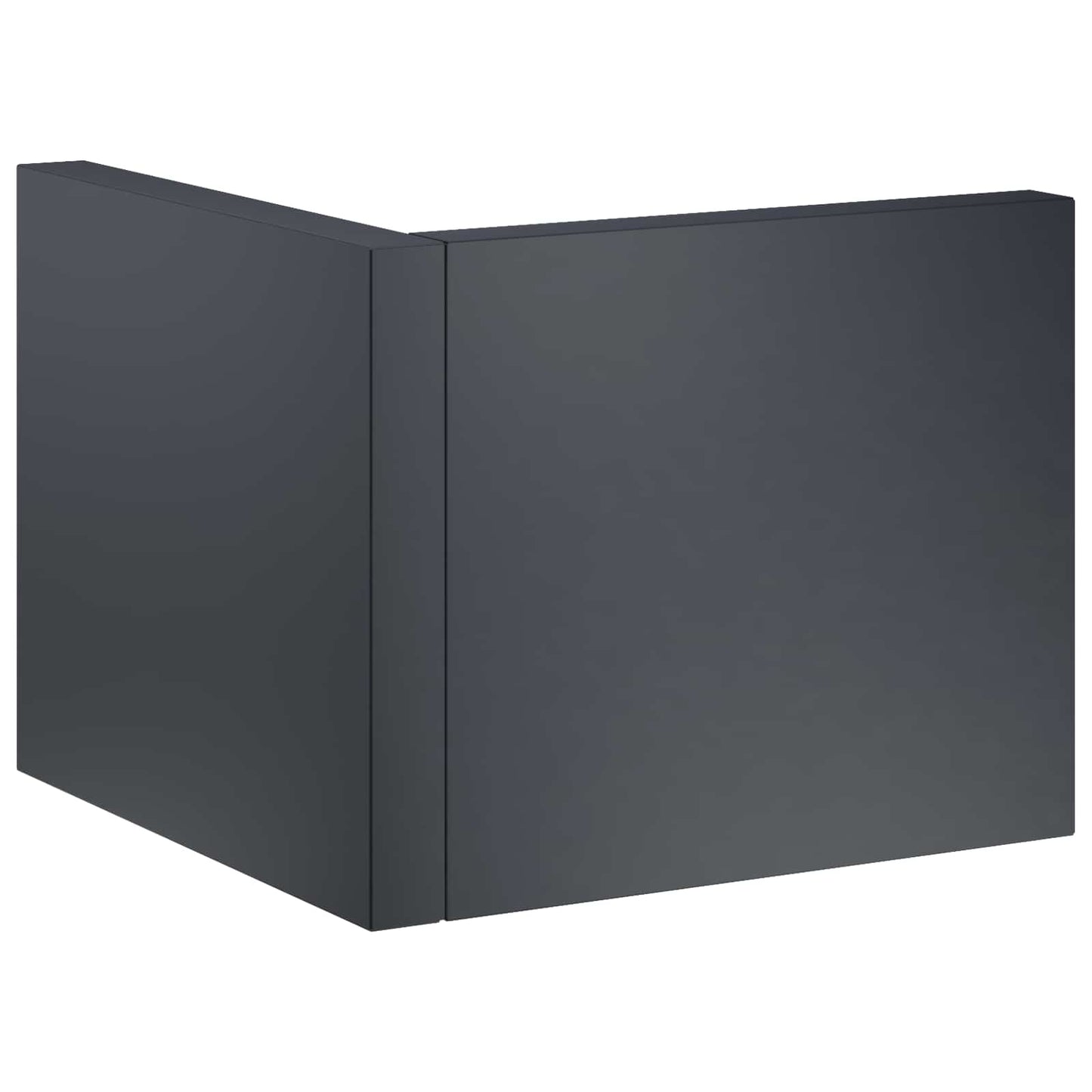 Retaining Wall 2 pcs 50 x 50 x 30 cm Steel Anthracite