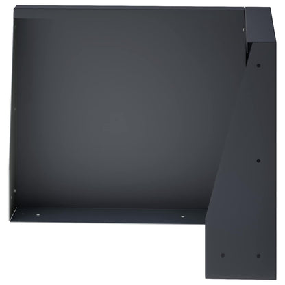 Retaining Wall 2 pcs 50 x 50 x 30 cm Steel Anthracite