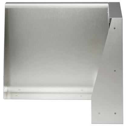 Retaining Wall 50 x 50 x 30 cm Stainless Steel Silver