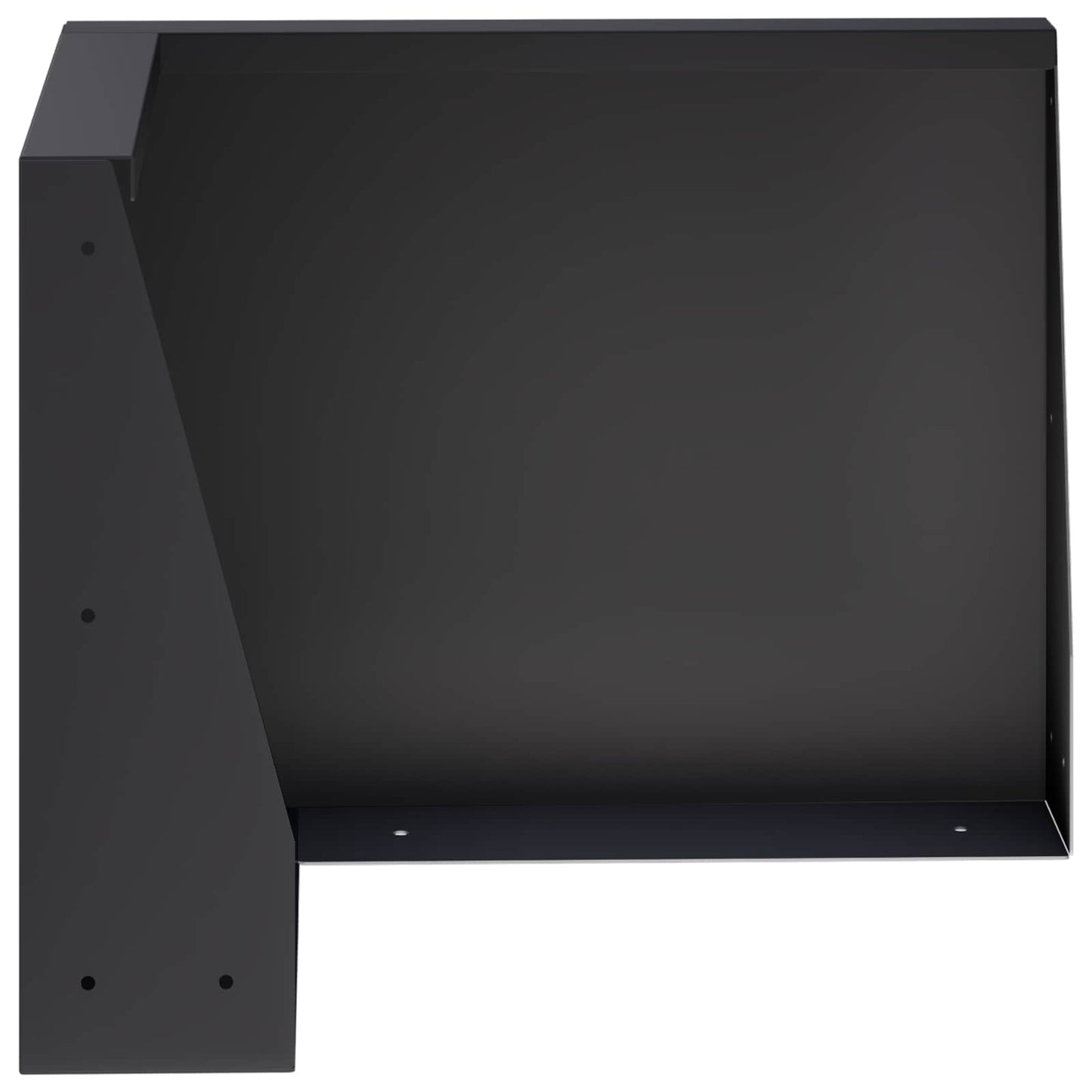 Retaining Wall 50 x 50 x 40 cm Steel Black