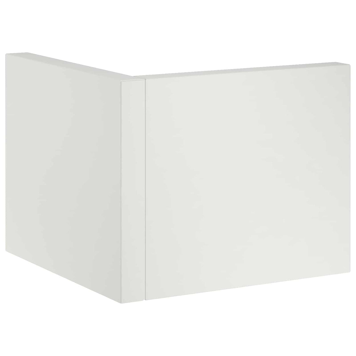 Retaining Wall 2 pcs 50 x 50 x 40 cm Steel White