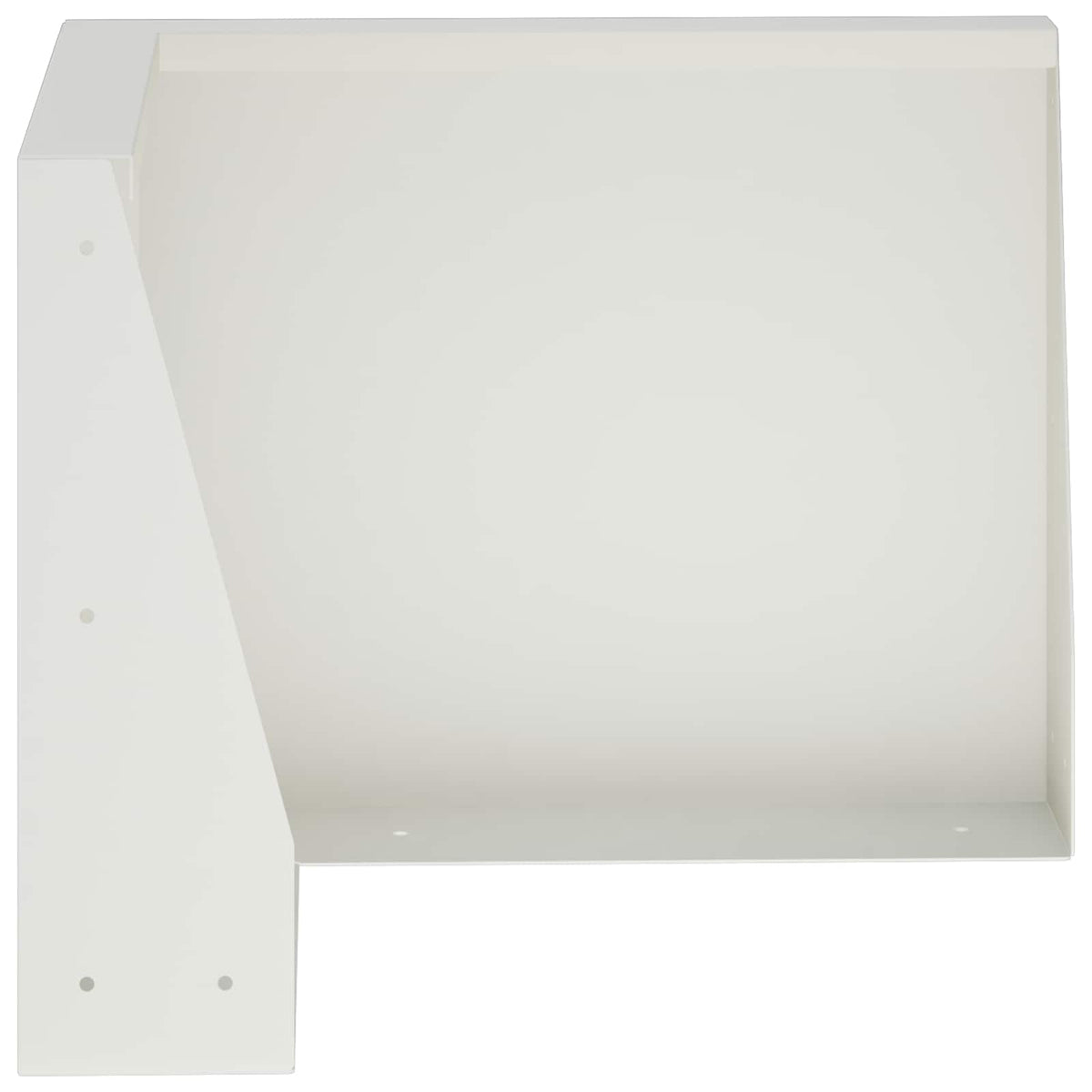 Retaining Wall 2 pcs 50 x 50 x 40 cm Steel White