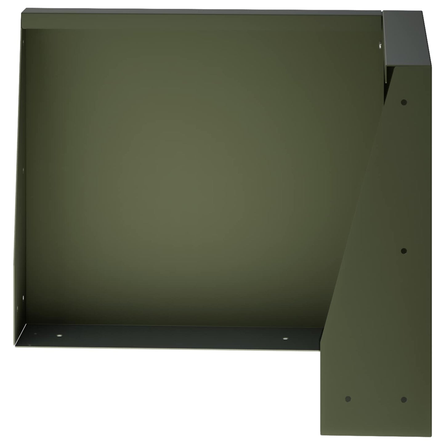 Retaining Wall 50 x 50 x 40 cm Steel Olive Green