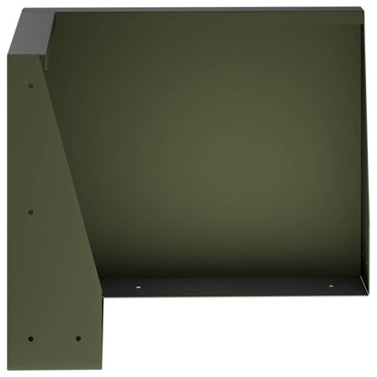 Retaining Wall 50 x 50 x 40 cm Steel Olive Green
