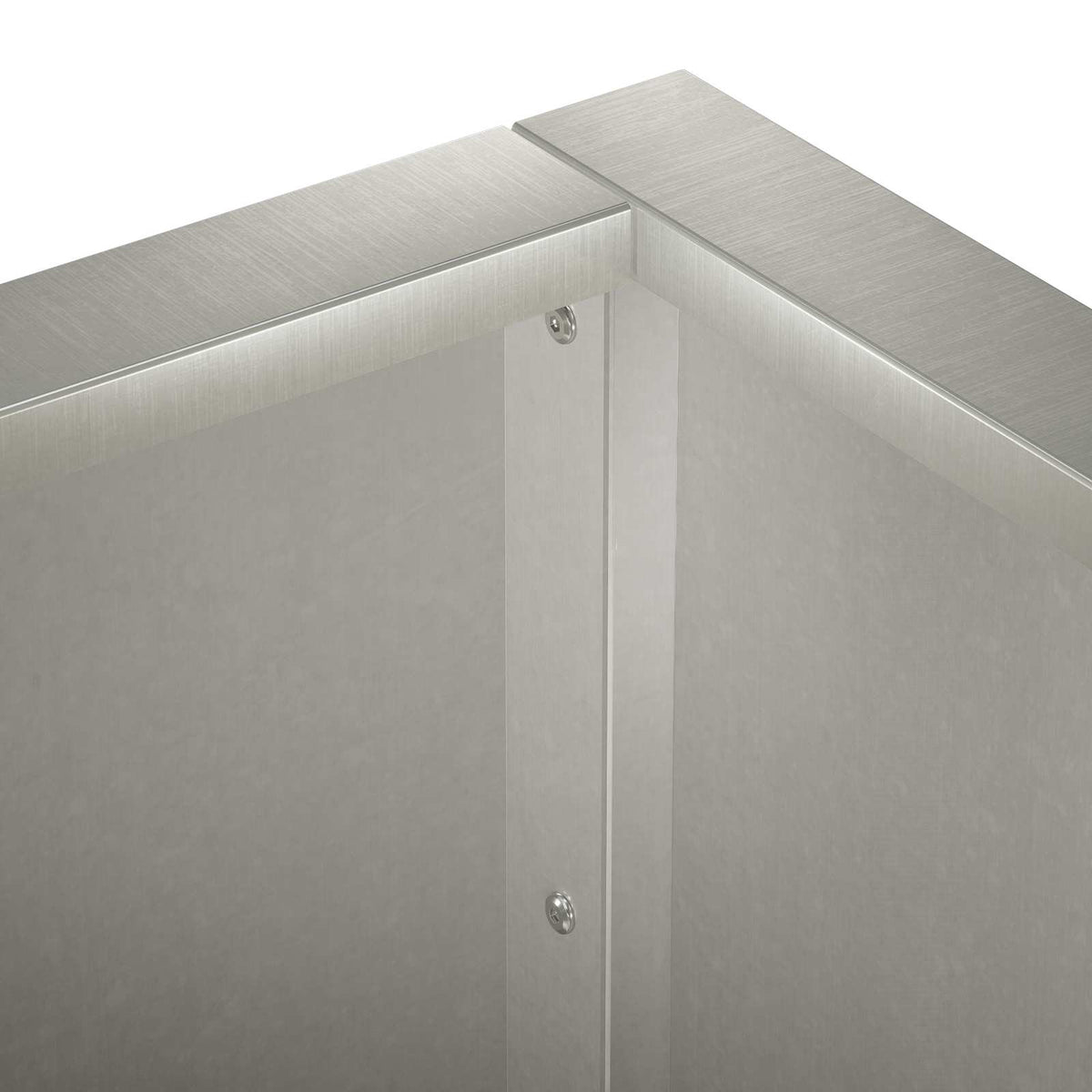 Retaining Wall 50 x 50 x 40 cm Stainless Steel Silver
