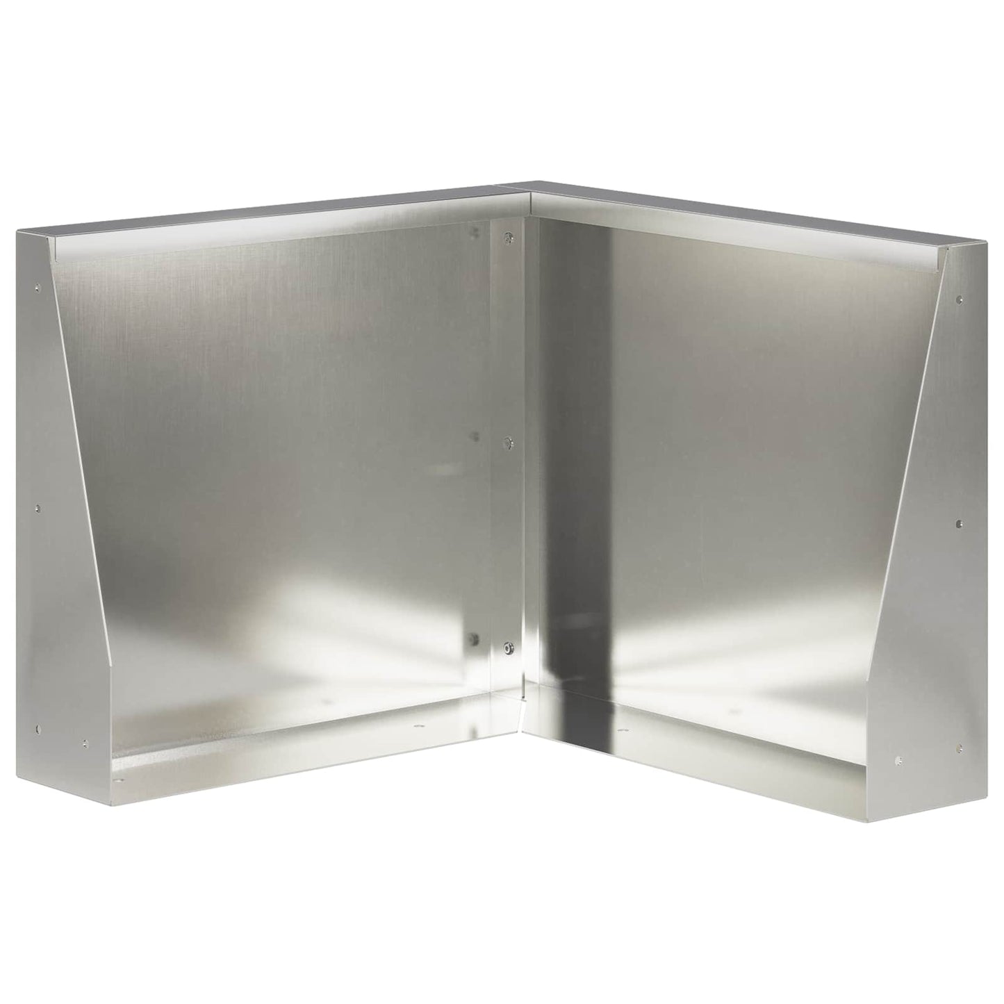 Retaining Wall 50 x 50 x 40 cm Stainless Steel Silver