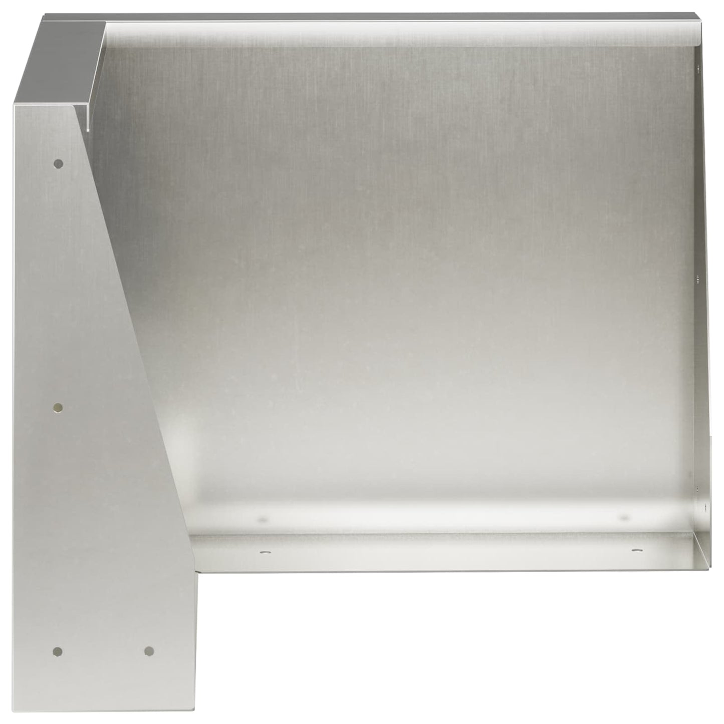 Retaining Wall 2 pcs 50 x 50 x 40 cm Stainless Steel Silver