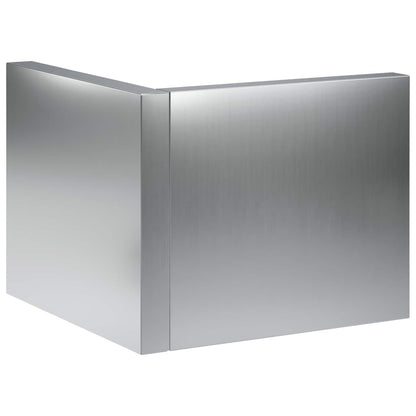 Retaining Wall 2 pcs 50 x 50 x 40 cm Galvanised Steel Silver