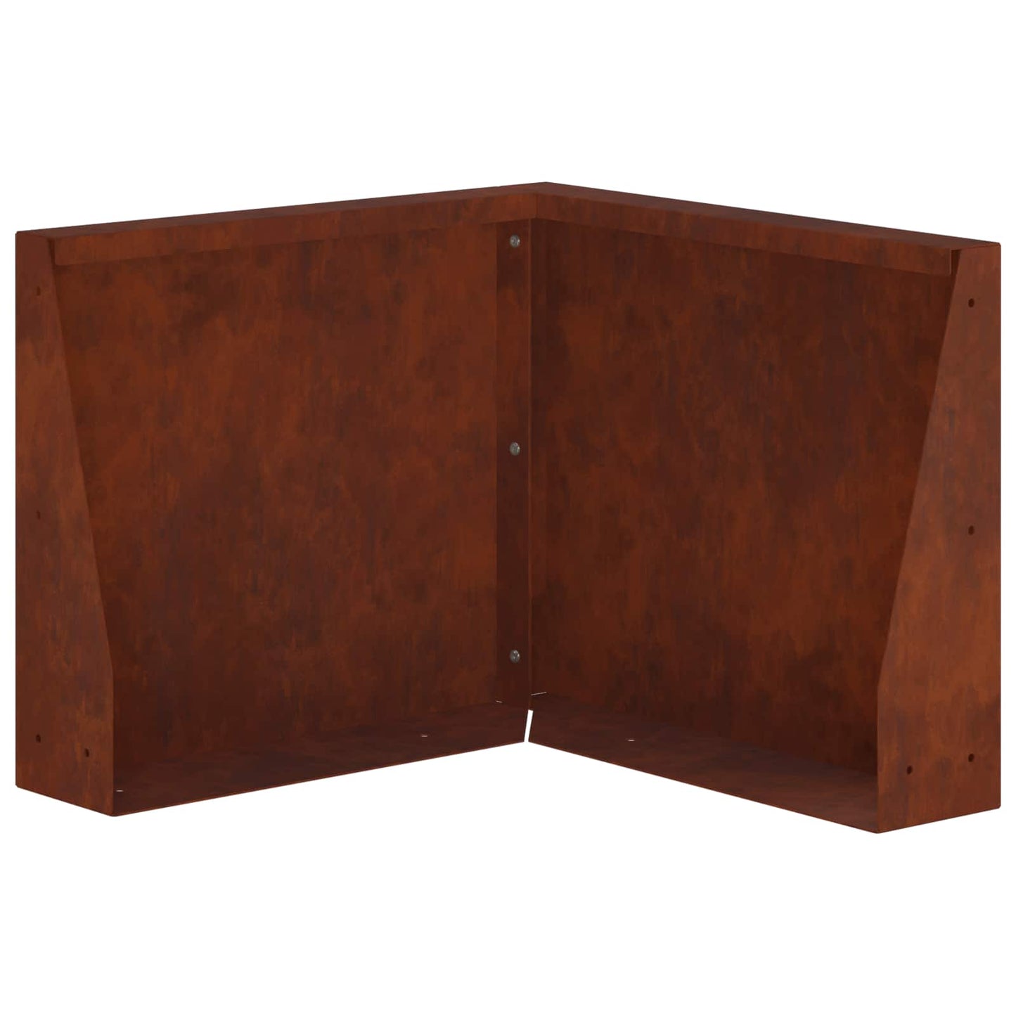 Retaining Wall 50 x 50 x 40 cm Weathering Steel Rusty