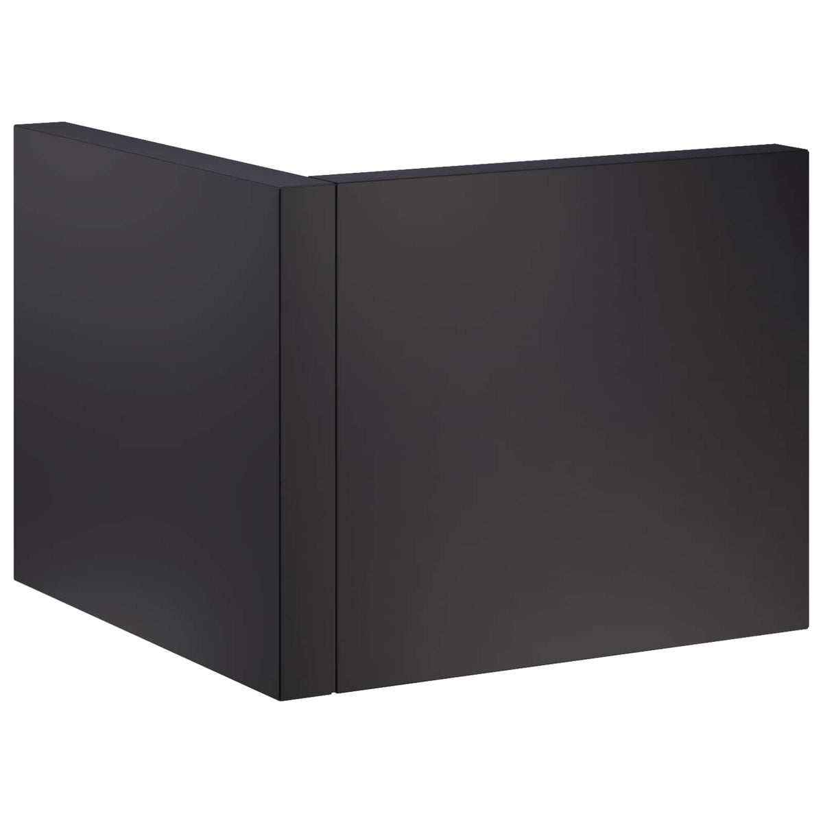 Retaining Wall 50 x 50 x 50 cm Steel Black