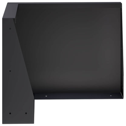 Retaining Wall 50 x 50 x 50 cm Steel Black