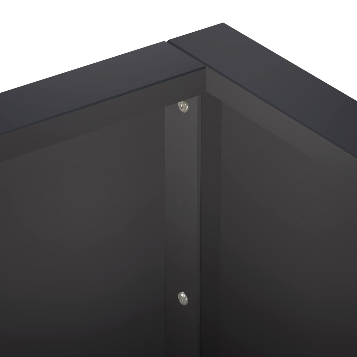 Retaining Wall 2 pcs 50 x 50 x 50 cm Steel Black