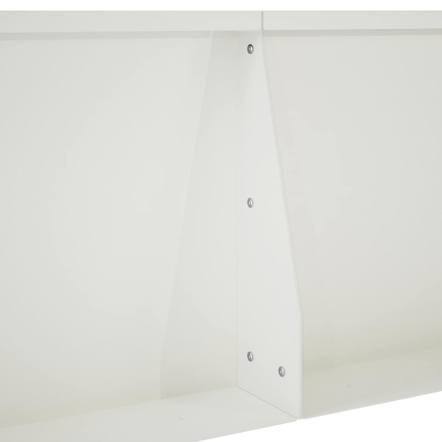 Retaining Wall 2 pcs 50 x 50 x 50 cm Steel White