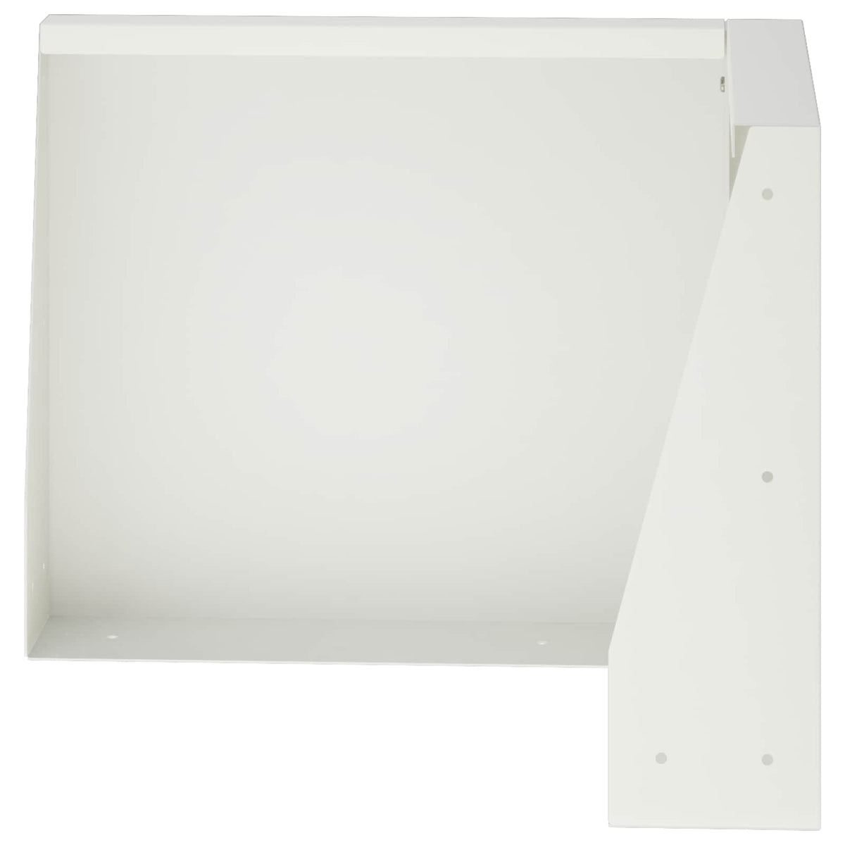 Retaining Wall 2 pcs 50 x 50 x 50 cm Steel White