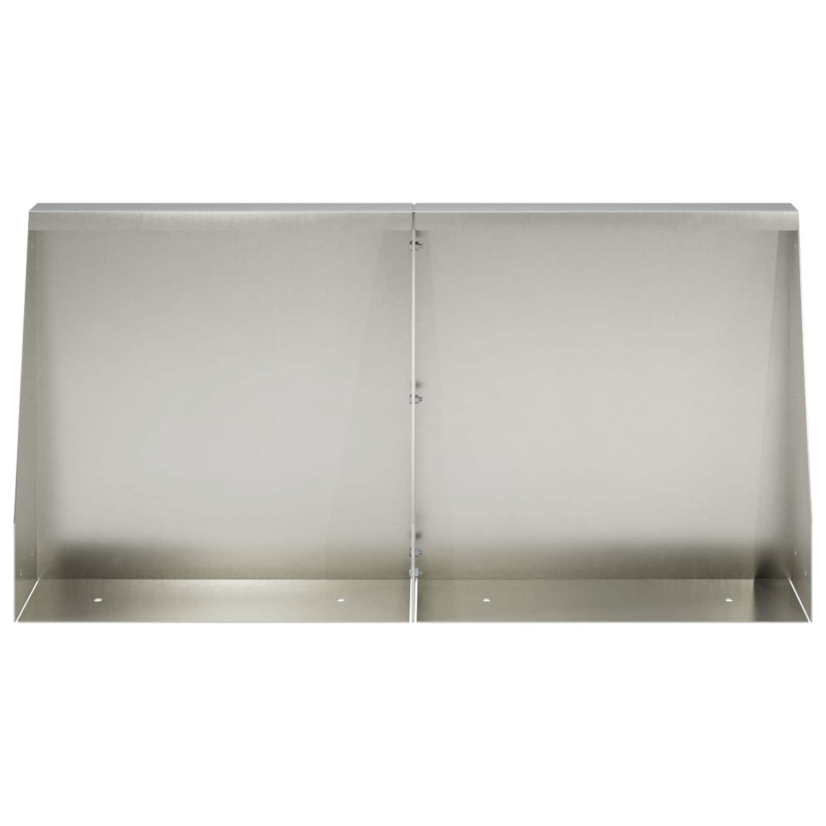 Retaining Wall 2 pcs 40 x 12 x 30 cm Stainless Steel Silver