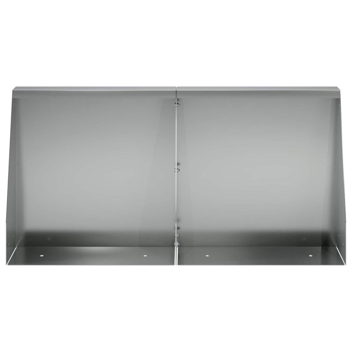Retaining Wall 2 pcs 40 x 12 x 30 cm Galvanised Steel Silver