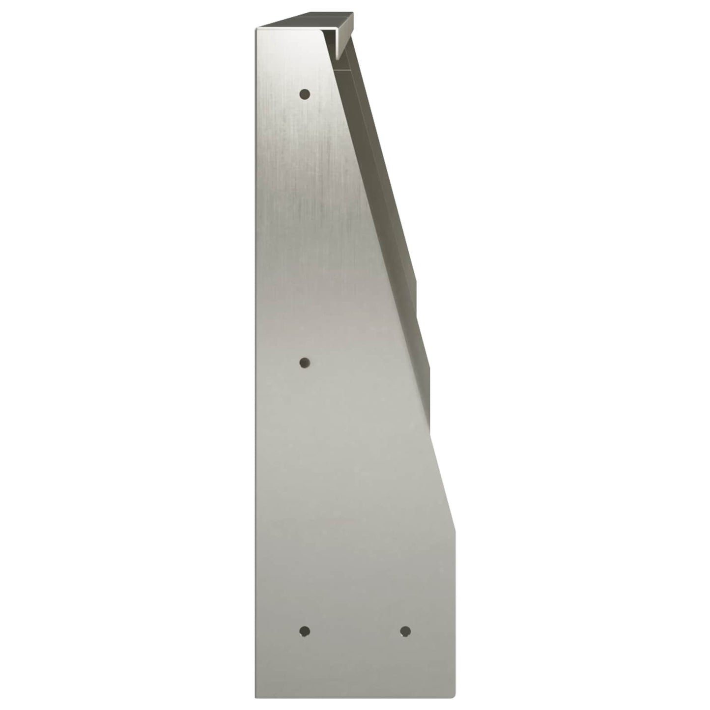 Retaining Wall 2 pcs 40 x 12 x 40 cm Stainless Steel Silver