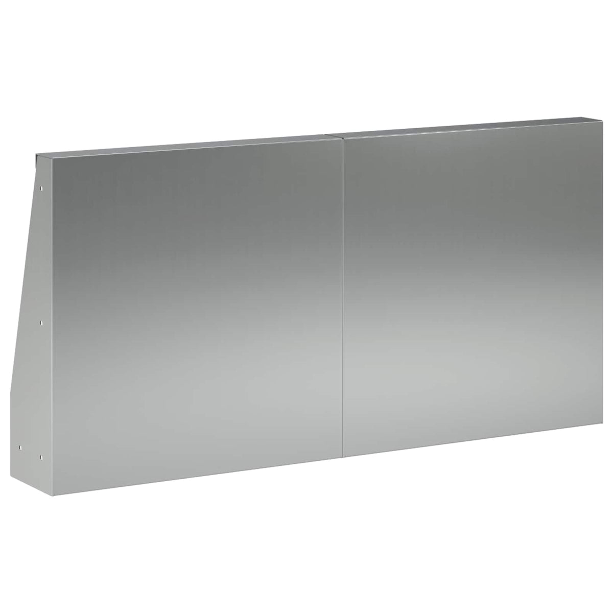 Retaining Wall 2 pcs 40 x 12 x 40 cm Galvanised Steel Silver