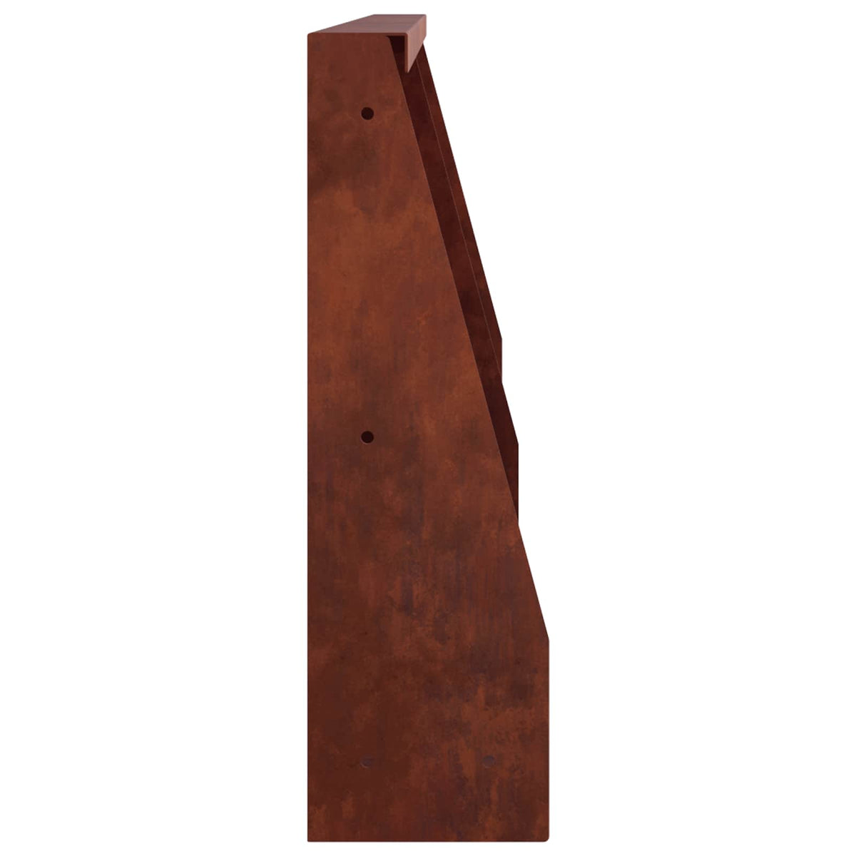Retaining Wall 2 pcs 40 x 12 x 40 cm Weathering Steel Rusty
