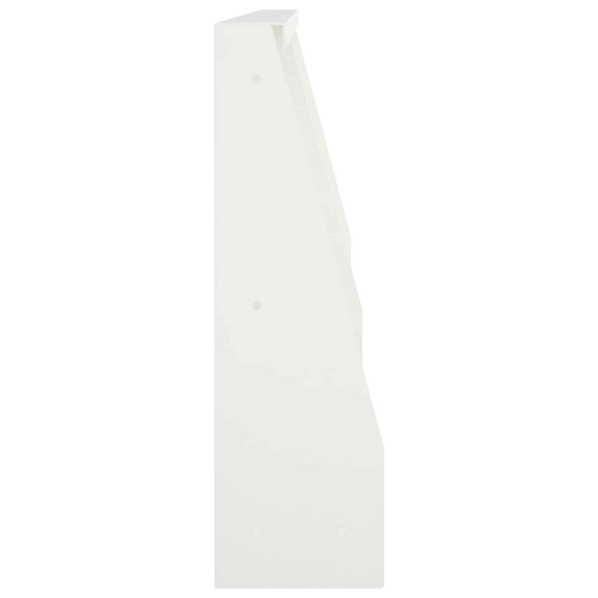Retaining Wall 2 pcs 40 x 12 x 50 cm Steel White