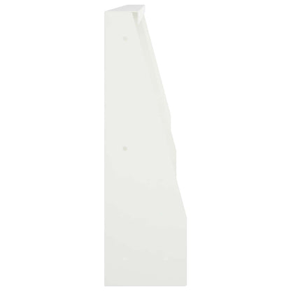 Retaining Wall 2 pcs 40 x 12 x 50 cm Steel White