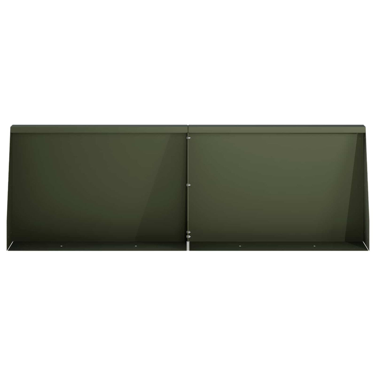 Retaining Wall 2 pcs 60 x 12 x 30 cm Steel Olive Green
