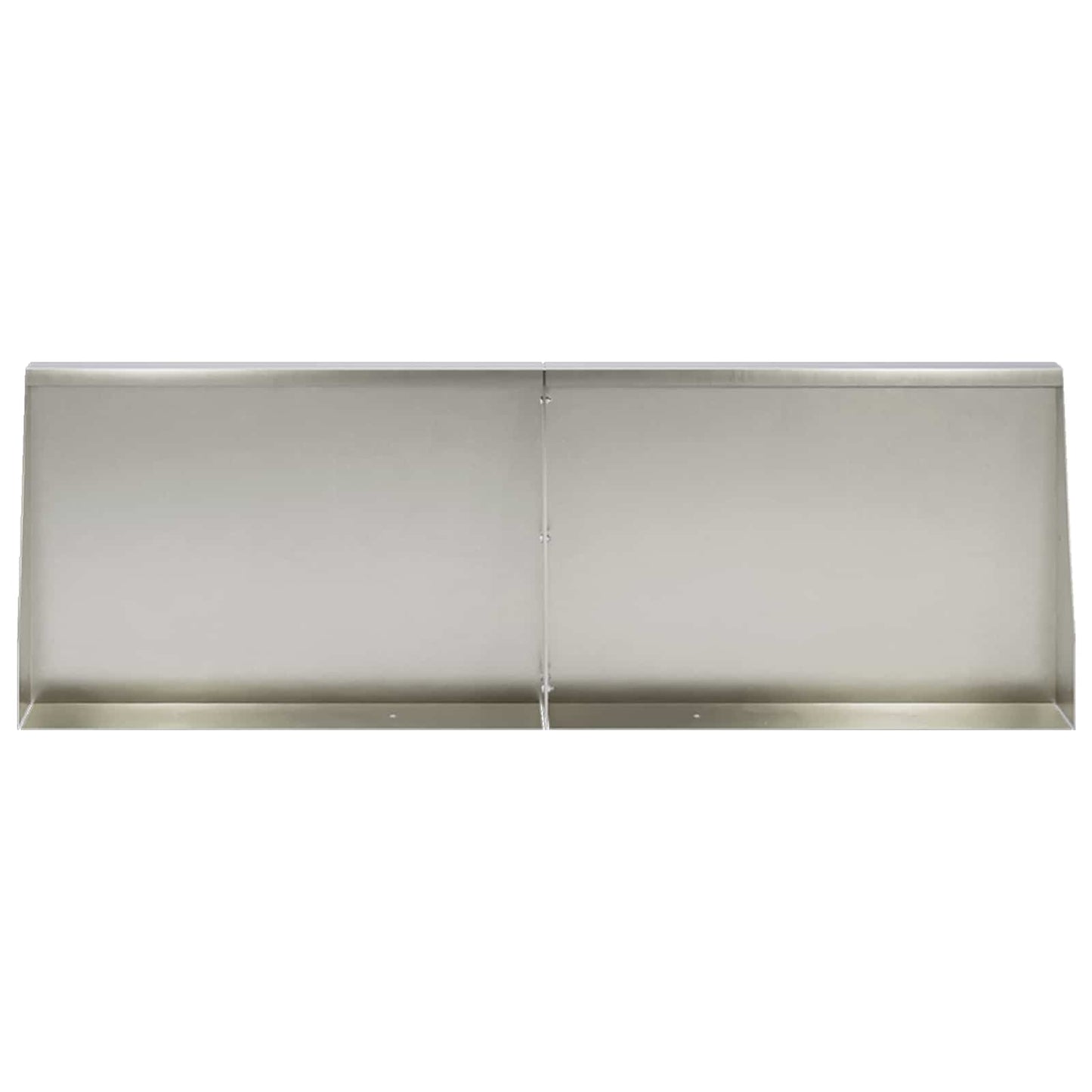 Retaining Wall 2 pcs 60 x 12 x 30 cm Stainless Steel Silver