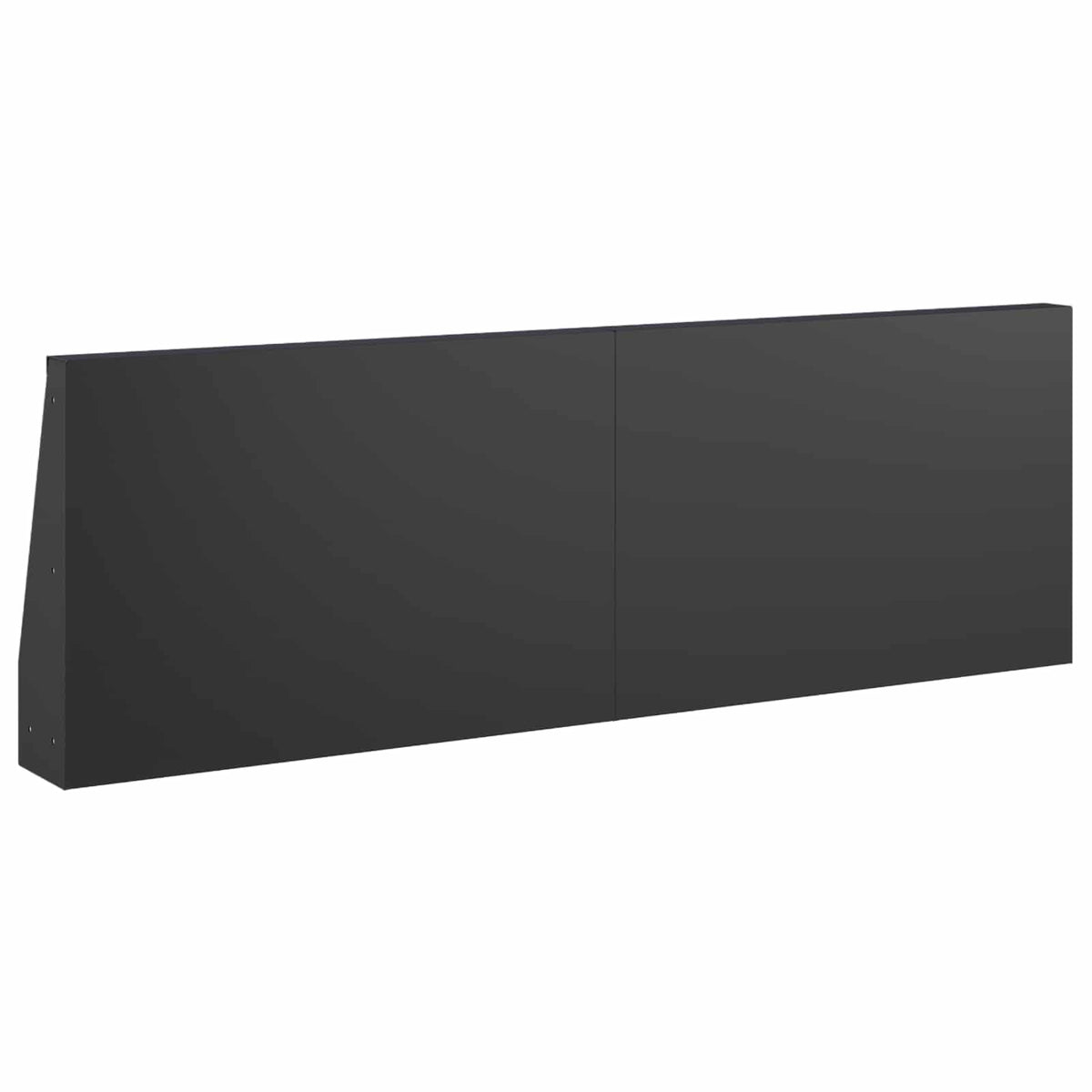 Retaining Wall 2 pcs 60 x 12 x 40 cm Steel Black