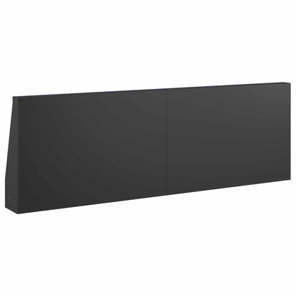Retaining Wall 2 pcs 60 x 12 x 40 cm Steel Black