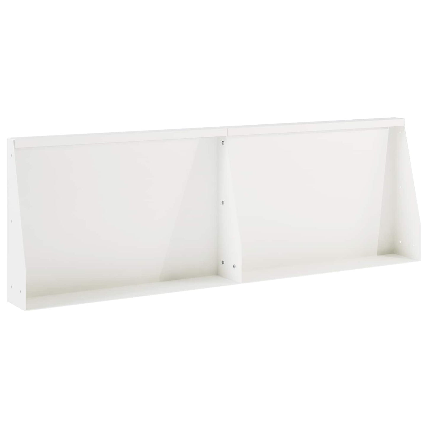 Retaining Wall 2 pcs 60 x 12 x 40 cm Steel White