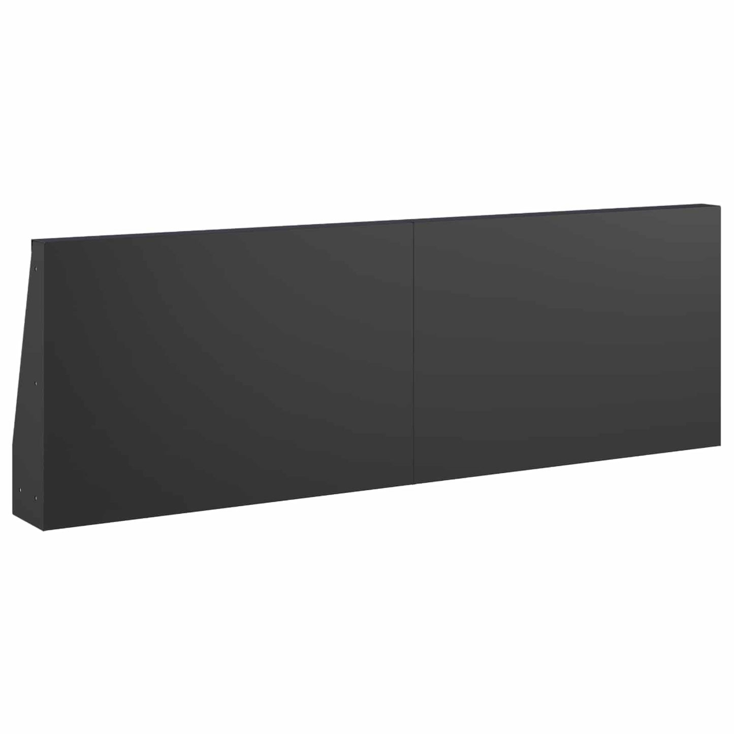 Retaining Wall 2 pcs 60 x 12 x 50 cm Steel Black