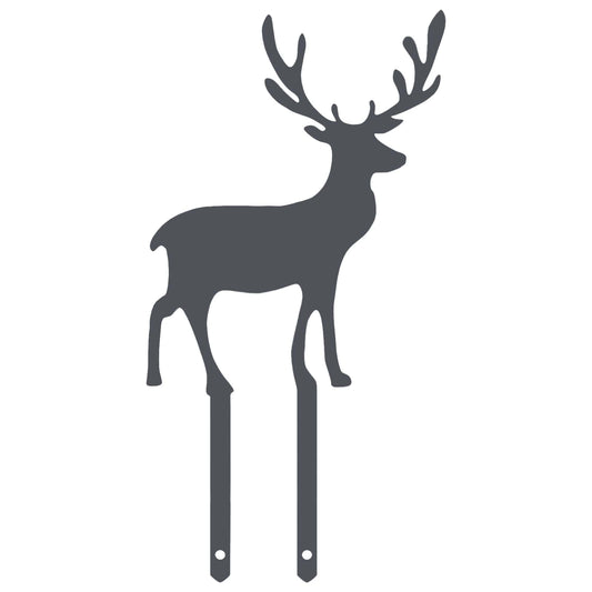 Garden Stake 23 x 12 cm Steel Anthracite