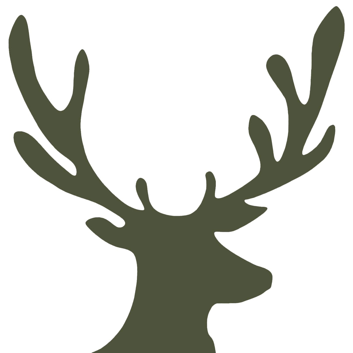 Garden Stake 23 x 12 cm Steel Olive Green
