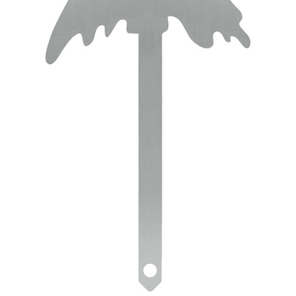 Garden Stake 20 x 6 cm Galvanised Steel Silver