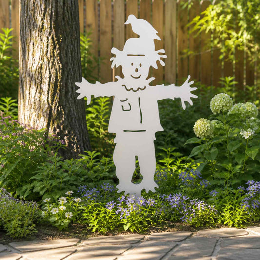 Garden Stake 75.5 x 44 cm Steel White