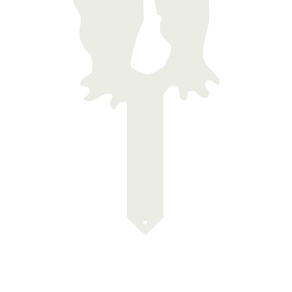 Garden Stake 75.5 x 44 cm Steel White
