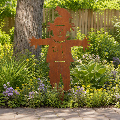 Garden Stake 75.5 x 44 cm Weathering Steel Rusty