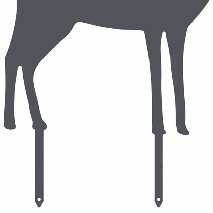 Garden Stake 46 x 30 cm Steel Anthracite